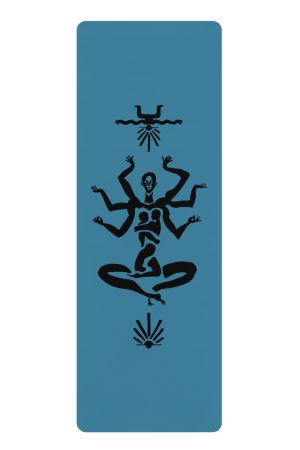 Blue Spiritual Yoga Mat