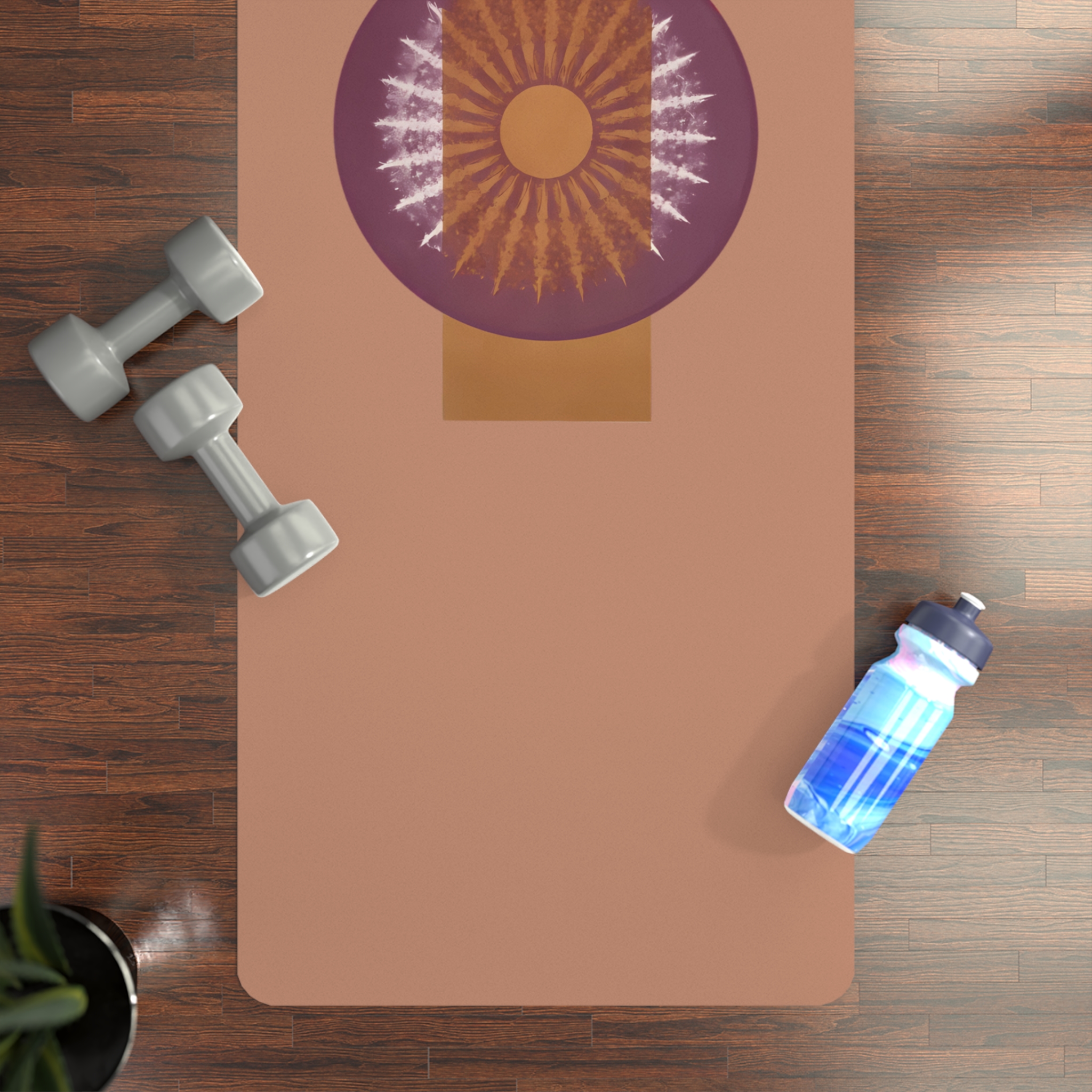 Boho Sunburst Yoga Mat - Image 2